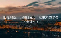 世界观察：小蝌蚪app下载带来的思考 · 全球507